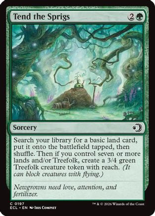Tend the Sprigs (ECL-197) - [Lorwyn Eclipsed] Foil