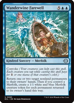 Wanderwine Farewell (ECL-083) - [Lorwyn Eclipsed] Foil