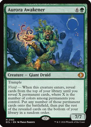Aurora Awakener (ECL-165) - [Lorwyn Eclipsed] Foil