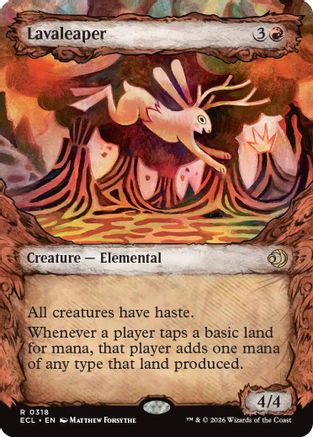 Lavaleaper (Showcase) (ECL-318) - [Lorwyn Eclipsed]