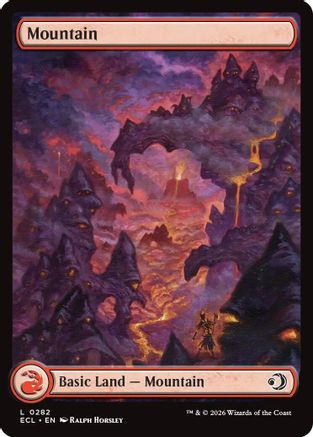 Mountain (0282) (ECL-282) - [Lorwyn Eclipsed] Foil