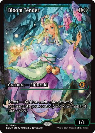 Bloom Tender (0390) (Showcase) (ECL-390) - [Lorwyn Eclipsed] Foil