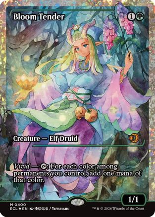 Bloom Tender (0400) (Showcase) (Fracture Foil) (ECL-400) - [Lorwyn Eclipsed] Foil