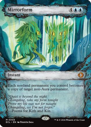 Mirrorform (Showcase) (ECL-308) - [Lorwyn Eclipsed] Foil