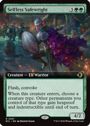 Selfless Safewright (Extended Art) (ECL-367) - [Lorwyn Eclipsed]