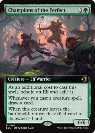 Champions of the Perfect (Extended Art) (ECL-365) - [Lorwyn Eclipsed] Foil