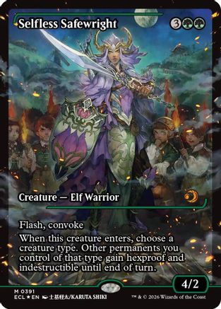 Selfless Safewright (Showcase) (ECL-391) - [Lorwyn Eclipsed] Foil