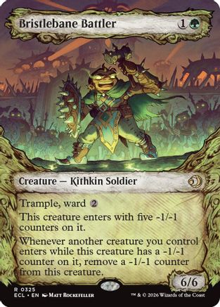 Bristlebane Battler (Showcase) (ECL-325) - [Lorwyn Eclipsed]