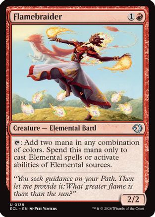 Flamebraider (ECL-139) - [Lorwyn Eclipsed]