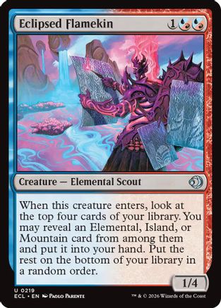 Eclipsed Flamekin (ECL-219) - [Lorwyn Eclipsed]