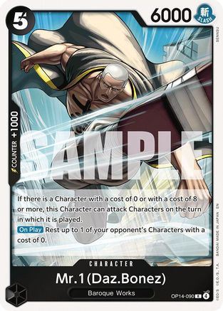 Mr.1(Daz.Bonez) (OP14-090) - The Azure Sea's Seven