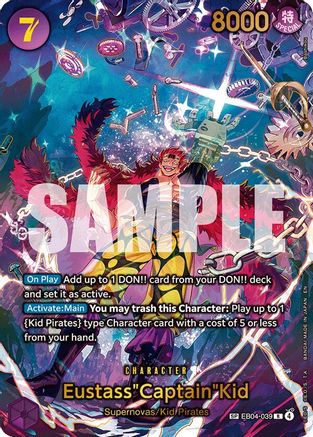 Eustass"Captain"Kid - EB04-039 (SP) (EB04-039) - The Azure Sea's Seven