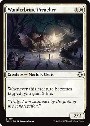 Wanderbrine Preacher (ECL-041) - [Lorwyn Eclipsed]