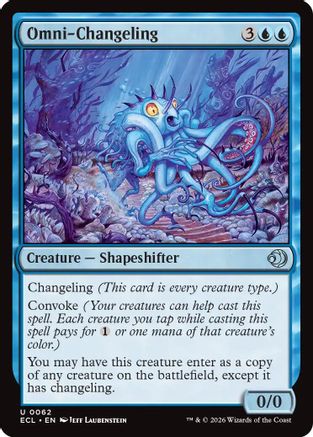 Omni-Changeling (ECL-062) - [Lorwyn Eclipsed] Foil