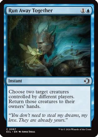 Run Away Together (ECL-067) - [Lorwyn Eclipsed] Foil