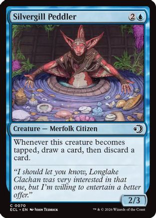 Silvergill Peddler (ECL-070) - [Lorwyn Eclipsed] Foil