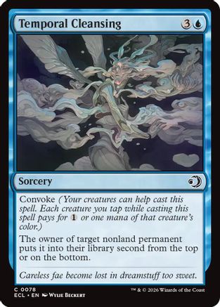 Temporal Cleansing (ECL-078) - [Lorwyn Eclipsed] Foil