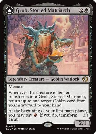 Grub, Storied Matriarch (ECL-105) - [Lorwyn Eclipsed] Foil