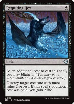 Requiting Hex (ECL-116) - [Lorwyn Eclipsed] Foil