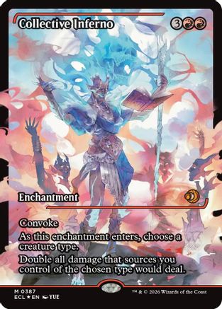 Collective Inferno (Showcase) (ECL-387) - [Lorwyn Eclipsed] Foil