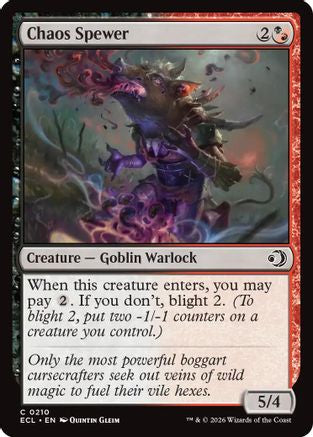 Chaos Spewer (ECL-210) - [Lorwyn Eclipsed]