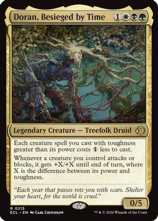 Doran, Besieged by Time (ECL-215) - [Lorwyn Eclipsed] Foil