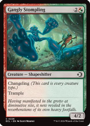 Gangly Stompling (ECL-226) - [Lorwyn Eclipsed] Foil
