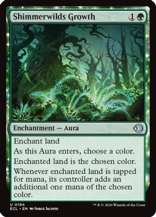 Shimmerwilds Growth (ECL-194) - [Lorwyn Eclipsed] Foil