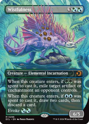 Wistfulness (Borderless) (ECL-296) - [Lorwyn Eclipsed]