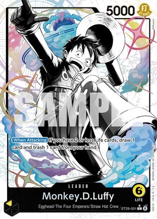 Monkey.D.Luffy (001) (Parallel) (ST29-001) - Starter Deck 29: Egghead