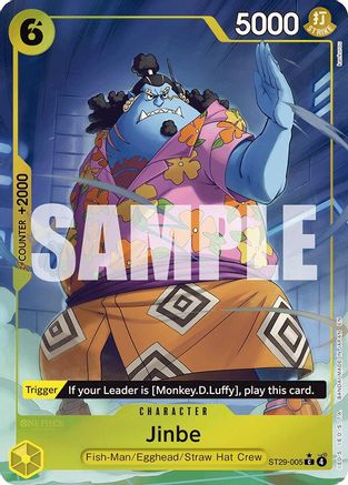 Jinbe (Full Art) (ST29-005) - Starter Deck 29: Egghead