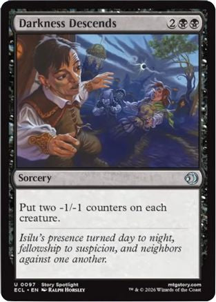 Darkness Descends (ECL-097) - [Lorwyn Eclipsed]