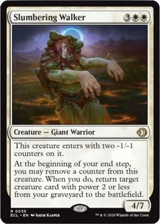 Slumbering Walker (ECL-035) - [Lorwyn Eclipsed] Foil