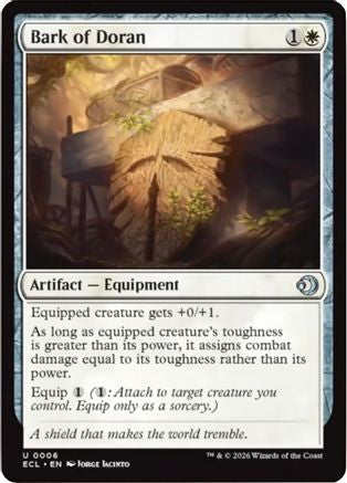 Bark of Doran (ECL-006) - [Lorwyn Eclipsed] Foil