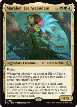 Maralen, Fae Ascendant (ECL-233) - [Lorwyn Eclipsed]