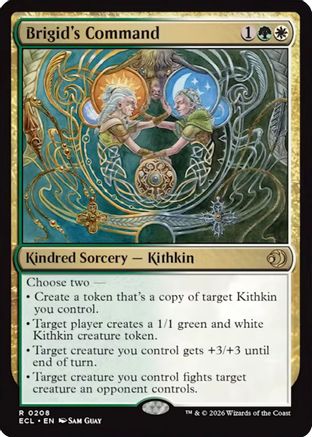 Brigid's Command (ECL-208) - [Lorwyn Eclipsed]