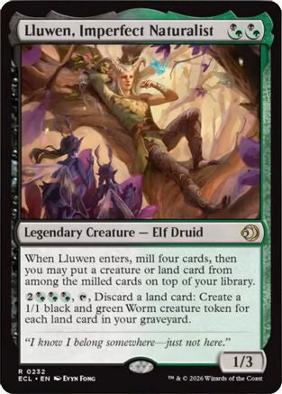Lluwen, Imperfect Naturalist (ECL-232) - [Lorwyn Eclipsed]