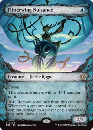 Flitterwing Nuisance (Showcase) (ECL-304) - [Lorwyn Eclipsed]