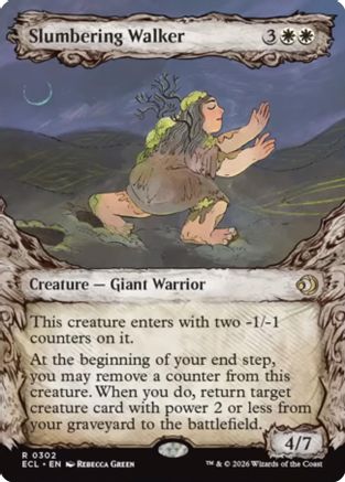 Slumbering Walker (Showcase) (ECL-302) - [Lorwyn Eclipsed]