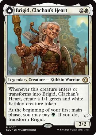 Brigid, Clachan's Heart (ECL-007) - [Lorwyn Eclipsed]