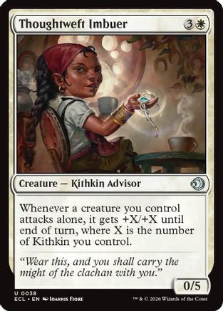 Thoughtweft Imbuer (ECL-038) - [Lorwyn Eclipsed] Foil