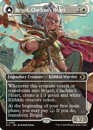 Brigid, Clachan's Heart (Borderless) (ECL-285) - [Lorwyn Eclipsed] Foil