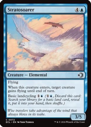 Stratosoarer (ECL-072) - [Lorwyn Eclipsed] Foil