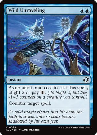 Wild Unraveling (ECL-084) - [Lorwyn Eclipsed] Foil