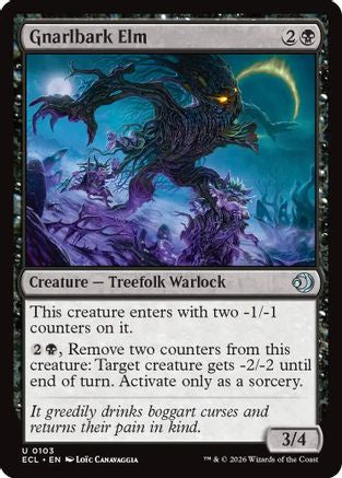 Gnarlbark Elm (ECL-103) - [Lorwyn Eclipsed] Foil