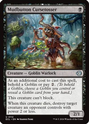 Mudbutton Cursetosser (ECL-112) - [Lorwyn Eclipsed] Foil