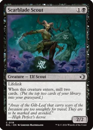 Scarblade Scout (ECL-118) - [Lorwyn Eclipsed]