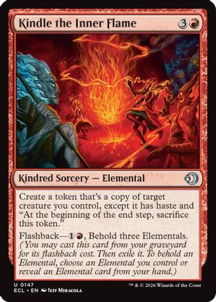 Kindle the Inner Flame (ECL-147) - [Lorwyn Eclipsed] Foil