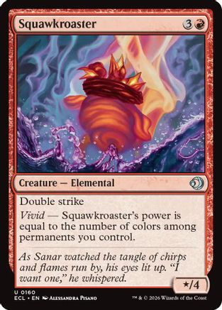 Squawkroaster (ECL-160) - [Lorwyn Eclipsed] Foil