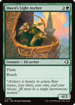 Dawn's Light Archer (ECL-174) - [Lorwyn Eclipsed]